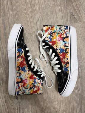 Vans x Disney High-Top Sneakers with Princesses